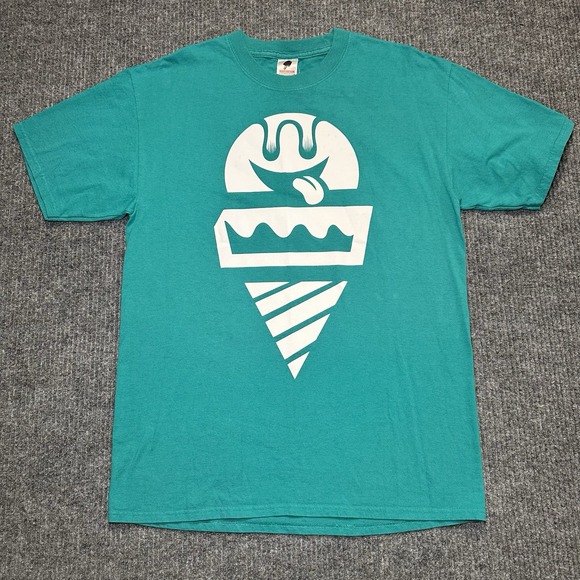 Vintage Billionaire Boys Club X Ice Cream T Shirt Blue/Green Size Large - Picture 1 of 9